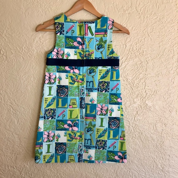 Lilly Pulitzer HTF Rare Lunch Alphabet Dress 8 - Picture 6 of 13